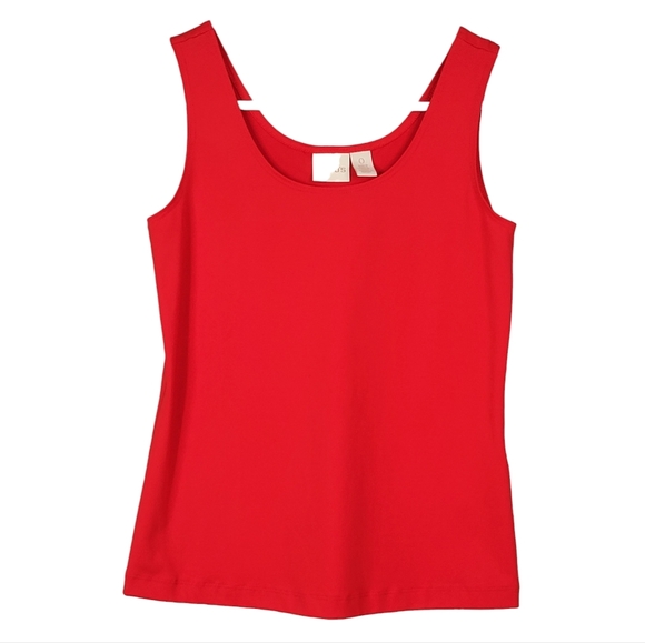 Chico's Red Tank Top Women's Size 0 - Picture 1 of 13